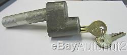 Willys Ford Jeep GPW MB WWII Spare tire Lock and H-700 keys original Army 1