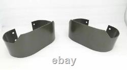 Willys Ford Jeep Military Green Rear Bumper Set MB Gpw M38 Cj2a Cj3a Cj3b