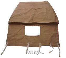 Willys Jeep Ford MB GPW Canvas Top and Cushion Set G-503+Free Back Pouch-CANVAS