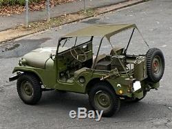 Willys Jeep M38 A1, Willys Jeep MB Jeepverdeck Ford GPW, Bikini Top, in khaki