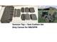 Willys Jeep Mb Ford Gpw Grey Canvas Top And Cushion Set G-503+ Back Pouch A3216