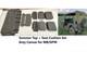 Willys Jeep Mb Ford Gpw Grey Canvas Top And Cushion Set G-503+ Back Pouch A3216