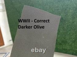 Willys Jeep MB Ford GPW Grey Canvas Top and Cushion Set G-503+ Back Pouch A3216