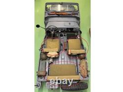 Willys Jeep MB Ford GPW Grey Canvas Top and Cushion Set G-503+ Back Pouch A3216