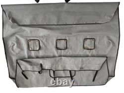 Willys Jeep MB Ford GPW Grey Canvas Top and Cushion Set G-503+ Back Pouch A3216