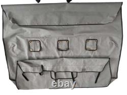 Willys Jeep MB Ford GPW Grey Canvas Top and Cushion Set G-503+ Back Pouch A3216