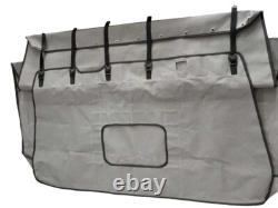 Willys Jeep MB Ford GPW Grey Canvas Top and Cushion Set G-503+ Back Pouch A3216