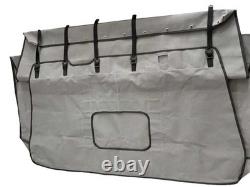 Willys Jeep MB Ford GPW Grey Canvas Top and Cushion Set G-503+ Back Pouch A3216