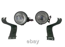 Willys Jeep MB Ford GPW Headlight Light with Bracket Pair Left & Right