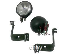 Willys Jeep MB Ford GPW Headlight Light with Bracket Pair Left & Right