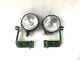 Willys Jeep Mb Ford Gpw Headlight Light With Bracket Pair Left & Right-fit For