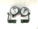 Willys Jeep Mb Ford Gpw Headlight Light With Bracket Pair Left & Right Fit For
