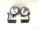 Willys Jeep Mb Ford Gpw Headlight Light With Bracket Pair Left & Right Fit For