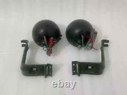 Willys Jeep MB Ford GPW Headlight Light with Bracket Pair Left & Right Fit For