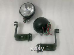 Willys Jeep MB Ford GPW Headlight Light with Bracket Pair Left & Right-Fit For