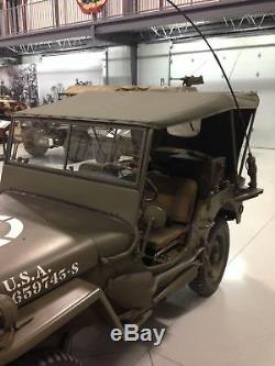 Willys Jeep MB, Ford Gpw, Sommerverdeck from Original u. S. S. Fabric, Top