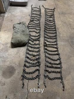 Willys Jeep MB M38 M38A1 CJ2A CJ3A CJ3B Ford GPW Tire Chains. 700x16 6.50 X 16