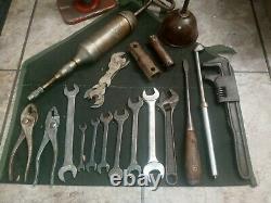 Willys MB Ford GPW JEEP JACK DODGE Tool Kit ARMY, WWII. IRWIN ALEMITE EAGLE