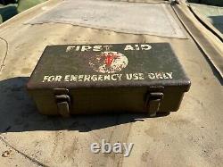 Willys MB Ford GPW Jeep WW2 Original First Aid Kit