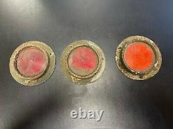 Willys MB Ford GPW Jeep WW2 thought to be Original Yankee Reflectors (X3)