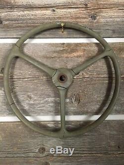 Willys MB Ford GPW US Army Jeep Factory Sheller Steering Wheel Original Oem Rare