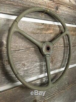 Willys MB Ford GPW US Army Jeep Factory Sheller Steering Wheel Original Oem Rare