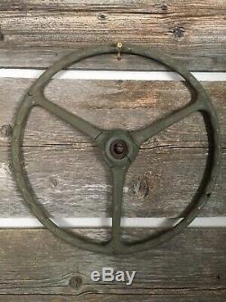 Willys MB Ford GPW US Army Jeep Factory Sheller Steering Wheel Original Oem Rare