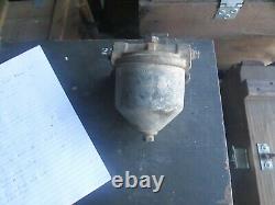 Willys MB Ford GPW fuel filter assembly, original WWII Jeep G503