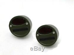 Willys MB Ford Gpw Jeep Truck Military Cat Eye Rear Tail Light 4'' Pair New