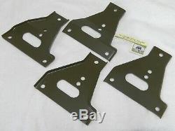 Willys MB Front Bumper Gusset Set of 4. Ford GPW WWII Jeep Support Bracket. G503