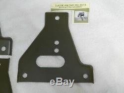 Willys MB Front Bumper Gusset Set of 4. Ford GPW WWII Jeep Support Bracket. G503