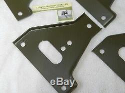 Willys MB Front Bumper Gusset Set of 4. Ford GPW WWII Jeep Support Bracket. G503