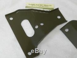 Willys MB Front Bumper Gusset Set of 4. Ford GPW WWII Jeep Support Bracket. G503