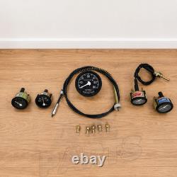 Willys MB Jeep Ford GPW Gauges Kit Miles Per Hr Speedometer Temp-Oil Fuel Amp