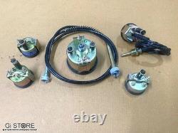 Willys MB Jeep Ford GPW Gauges Kit Miles Per Hr Speedometer Temp-Oil Fuel Amp