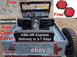 Willys Script Tailgate CJ2A CJ3A CJ3B CJ5 CJ6 fits Jeep Willys Tailgate Freeship