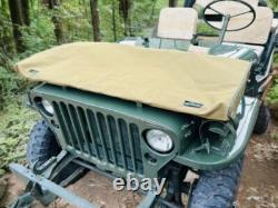 Windshield Cover Fits Willys Jeep MB Ford GPW -WOA3211- 18OZ Canvas