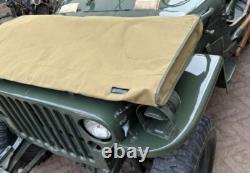 Windshield Cover Fits Willys Jeep MB Ford GPW -WOA3211- 18OZ Canvas