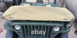 Windshield Cover Fits Willys Jeep MB Ford GPW -WOA3211- 18OZ Canvas