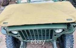 Windshield Cover Fits Willys Jeep MB Ford GPW -WOA3211- 18OZ Canvas