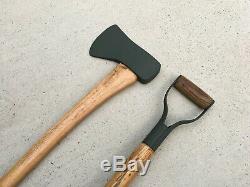 Wwii Us Army Military Vehicle Shovel & Ax / Axe Set Willys Jeep MB Ford Gpw