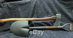 Wwii Us Army Military Vehicle Shovel & Axe Set Willys Jeep MB Ford Gpw M151