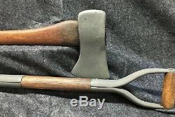 Wwii Us Army Military Vehicle Shovel & Axe Set Willys Jeep MB Ford Gpw M151