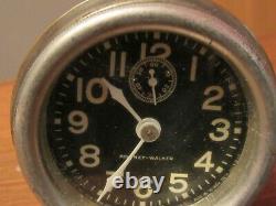1918 37 Vintage Phinney Walker Automobile Dash Travel Automobile Clock Swiss
