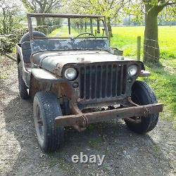 1942 Ford Gpw Jeep Voiture Classique Grange Véhicule Militaire Trouver Willys Jeep