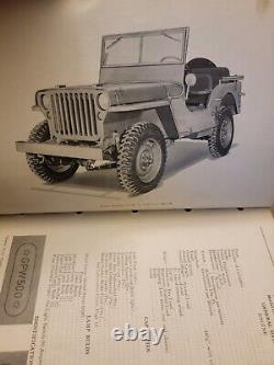 1942 Tm 10-1349 Manuel D'entretien Pour Ford Truck Model Gpw 1/4 Ton 4x4 Jeep