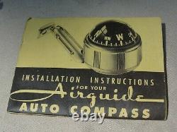 1950 Antique Compass Automobile Accessory Air Guide Vintage Chevy Hot Rat Rod