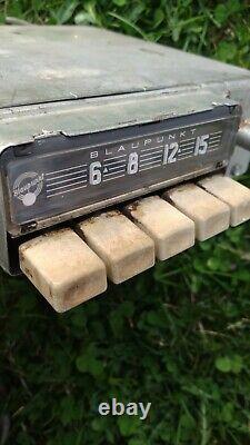 1964-65 Mercedes Benz Bmw 1965 Porsche Blaupunkt Vienna V Series Am Radio Exotique