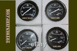 A8180f Miles De Retard Compteur À 06/1943 Jeep Fin Ford Gpw Nous Ww2. Willys