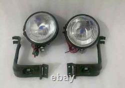 Adapté pour les phares de Willys Jeep MB Ford GPW avec support, paire gauche et droite